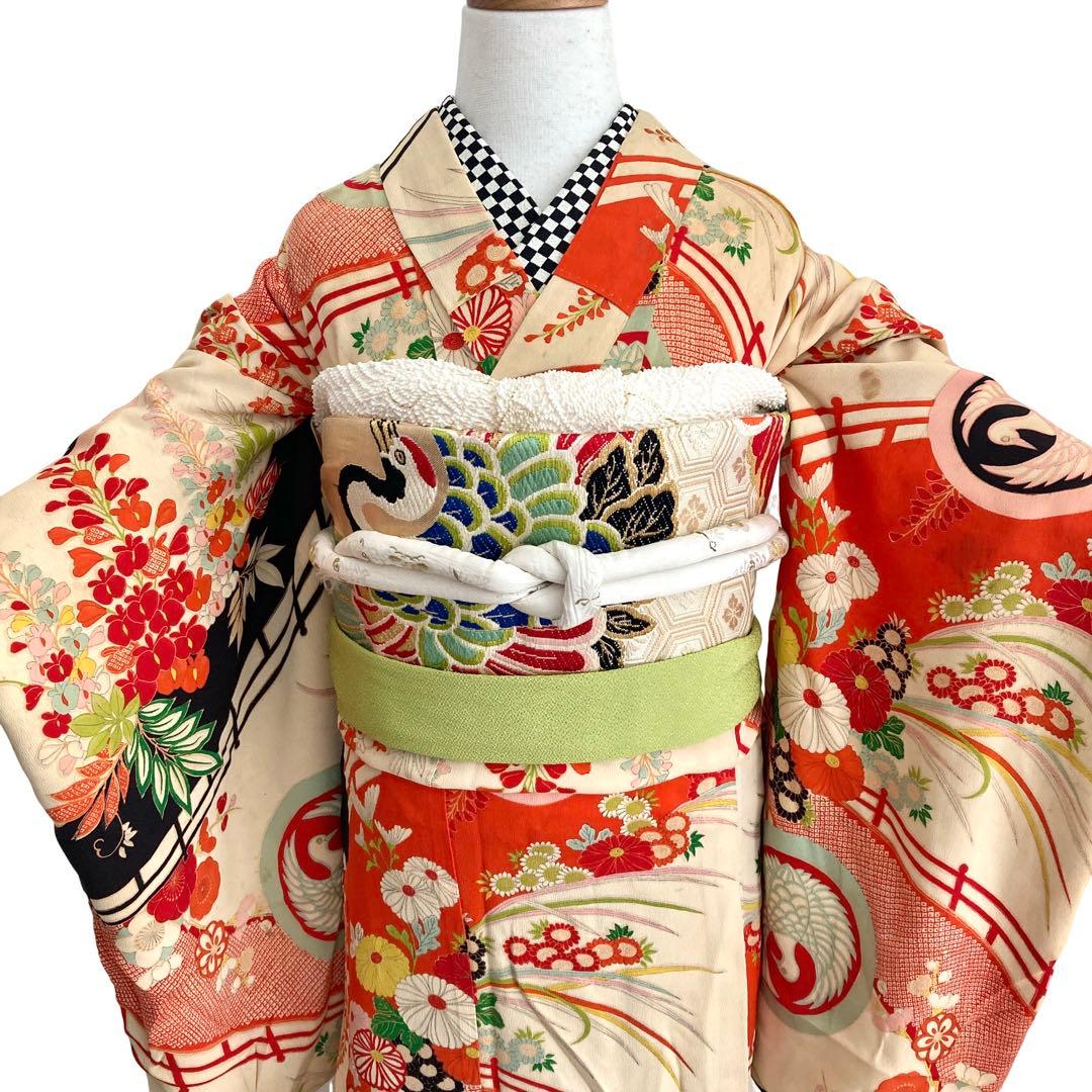 セミアンティーク　女の子　子供着物