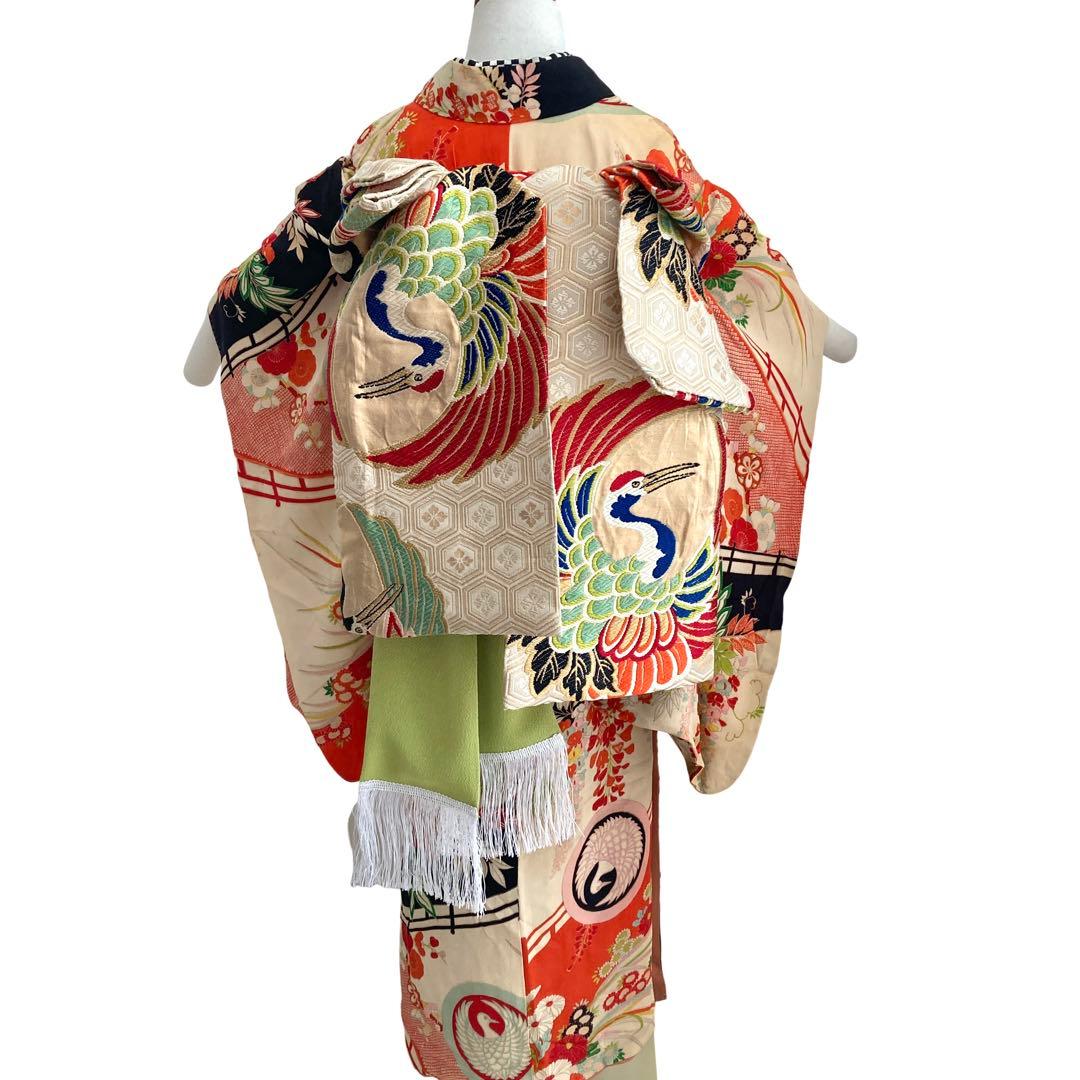 セミアンティーク　女の子　子供着物