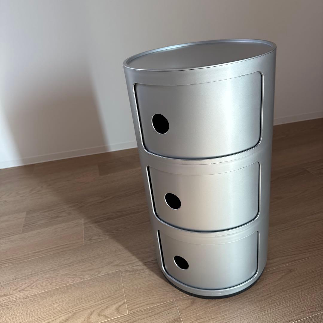 Kartell コンポニビリ（COMPONIBILI）【３段シルバー】 カルテル