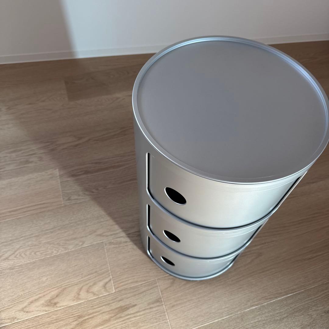 Kartell コンポニビリ（COMPONIBILI）【３段シルバー】 カルテル