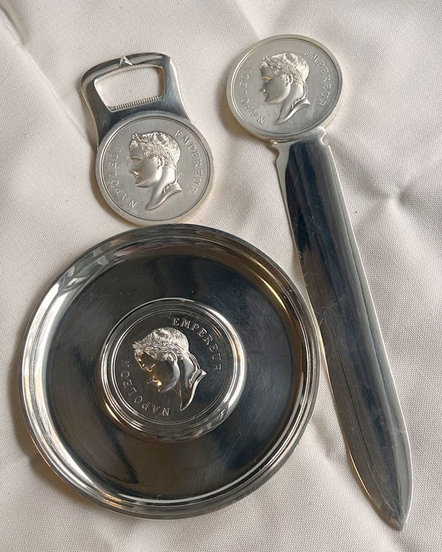 christofle クリストフル ナポレオン 銀食器 3点set - メルカリ