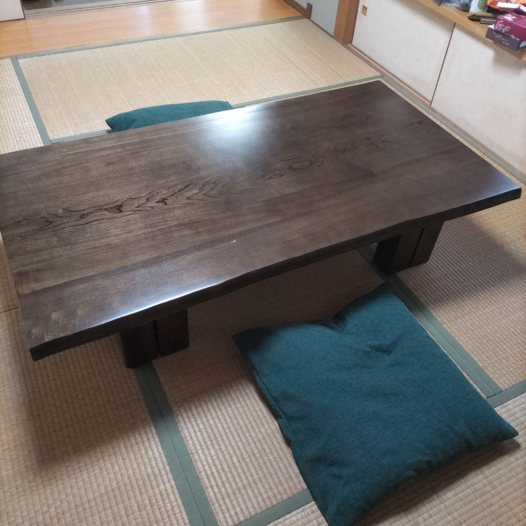 カリモク天然木座卓