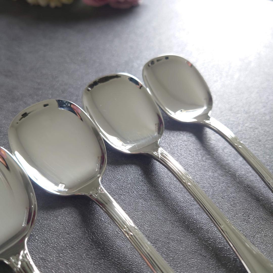 希少 美品 クリストフル リュバン アイスクリームスプーン 5点