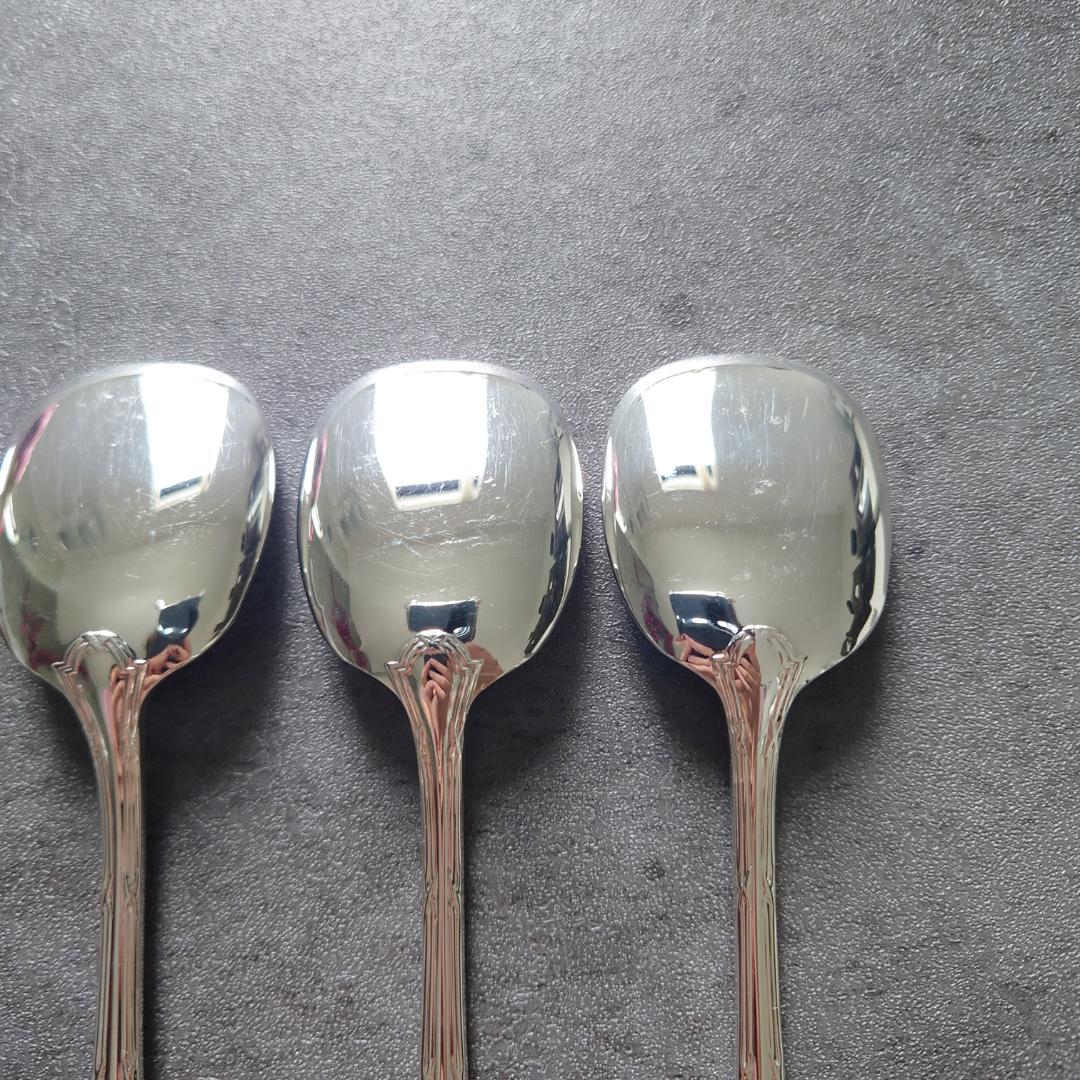 希少 美品 クリストフル リュバン アイスクリームスプーン 5点