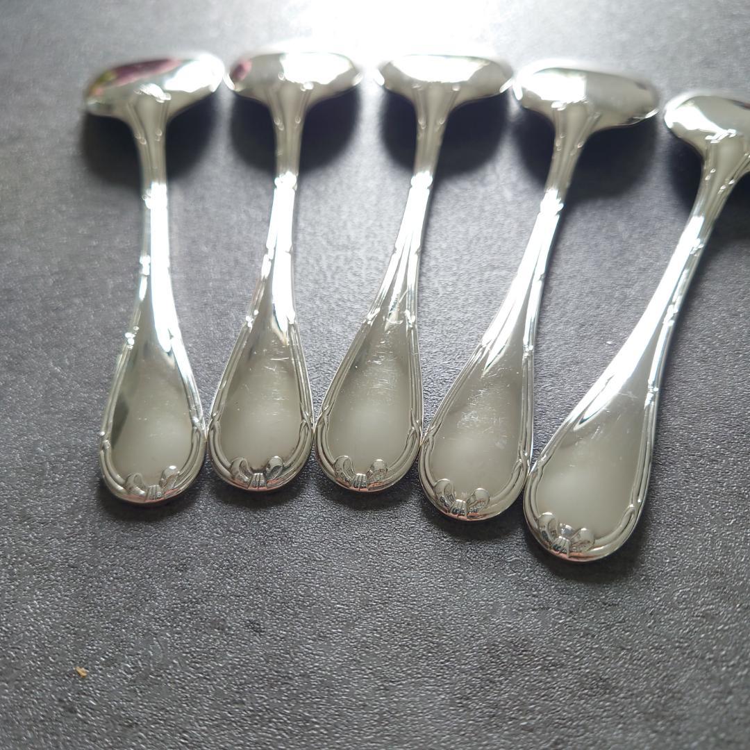 希少 美品 クリストフル リュバン アイスクリームスプーン 5点