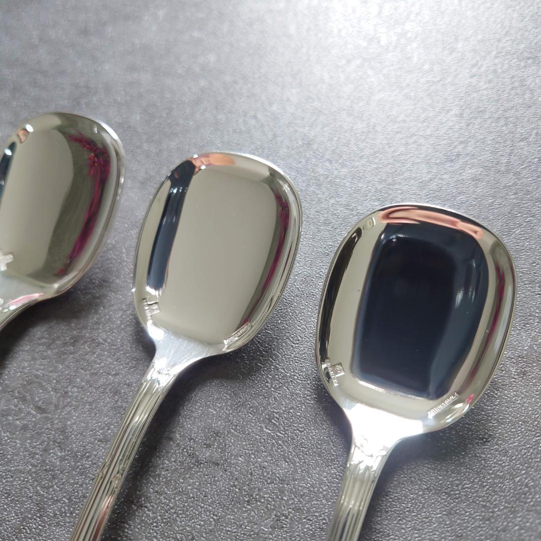 希少 美品 クリストフル リュバン アイスクリームスプーン 5点