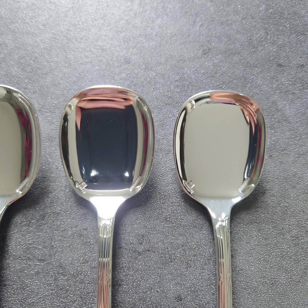希少 美品 クリストフル リュバン アイスクリームスプーン 5点