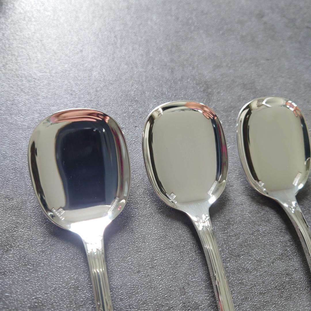 希少 美品 クリストフル リュバン アイスクリームスプーン 5点