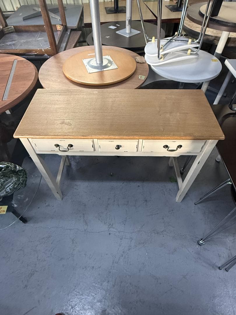 コンソールテーブル フレンチカントリー調　アンティーク　引き出し　222