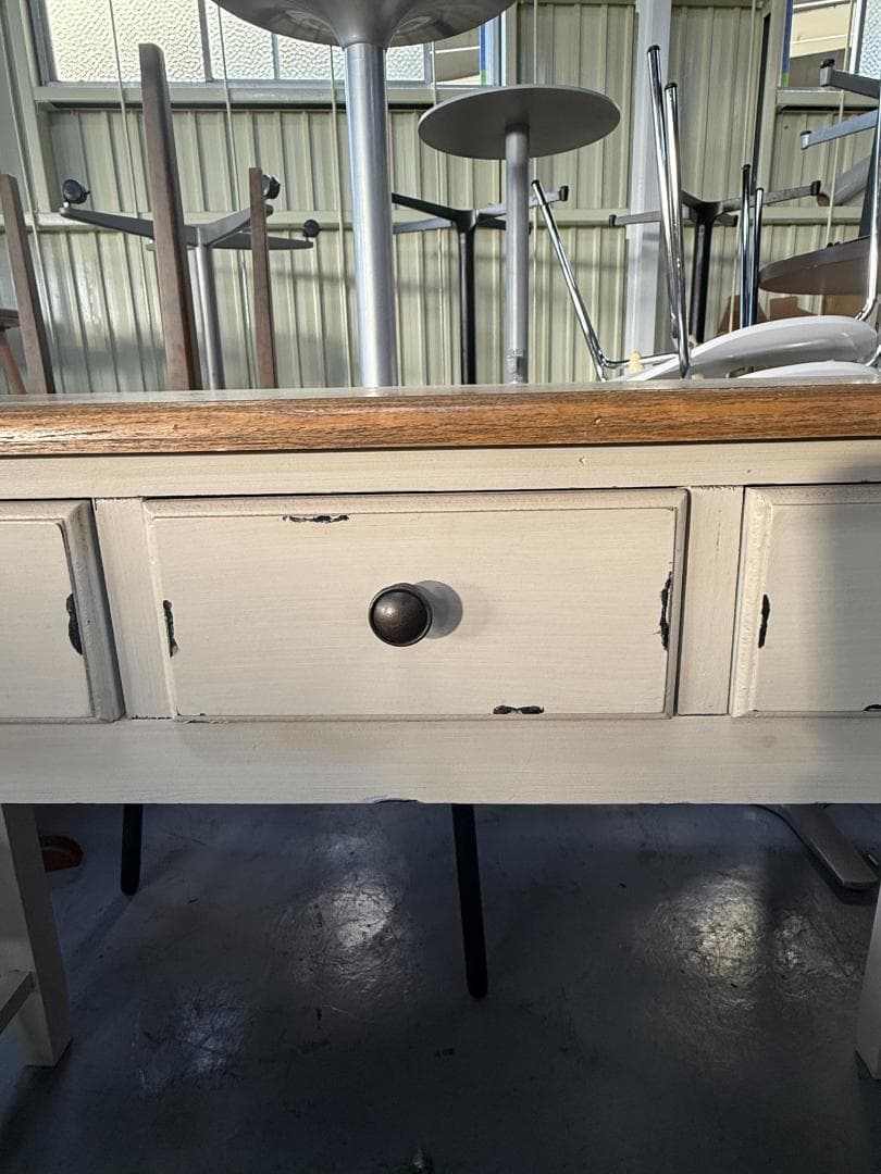 コンソールテーブル フレンチカントリー調　アンティーク　引き出し　222