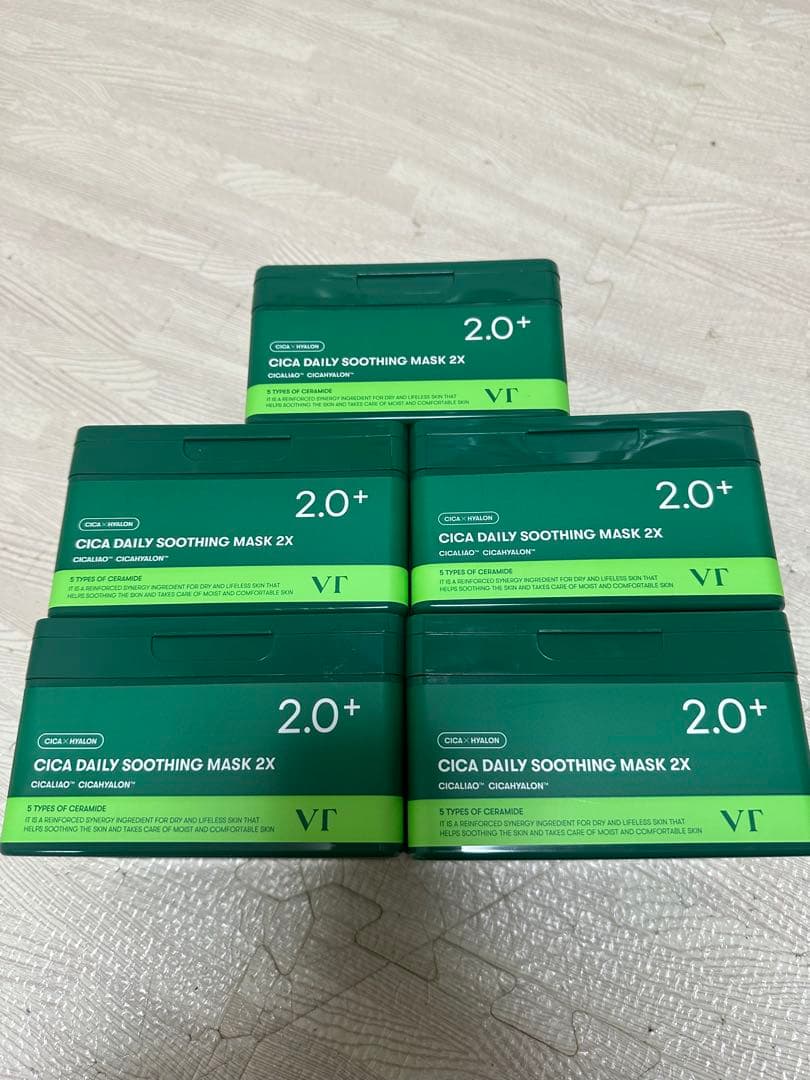 【新品未使用】VT CICA スムージングシートマスク 2X 5箱おまけ付き