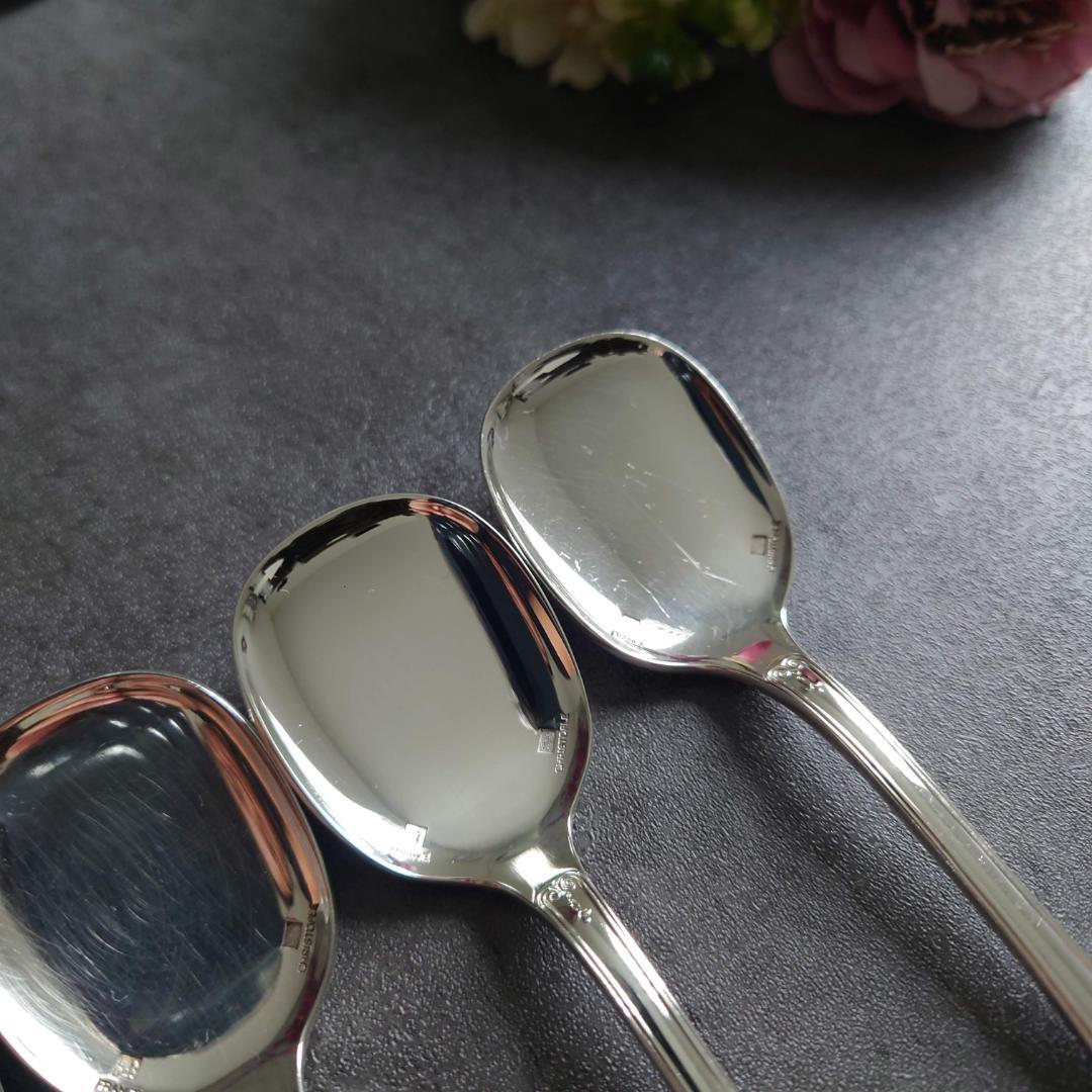 希少 美品 クリストフル マルメゾン アイスクリームスプーン 未開封含む 6点