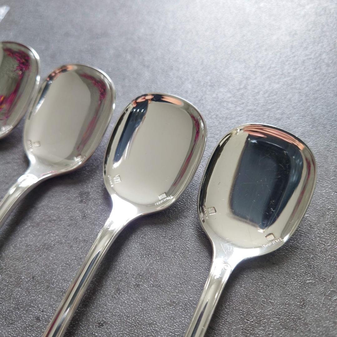 希少 美品 クリストフル マルメゾン アイスクリームスプーン 未開封含む 6点