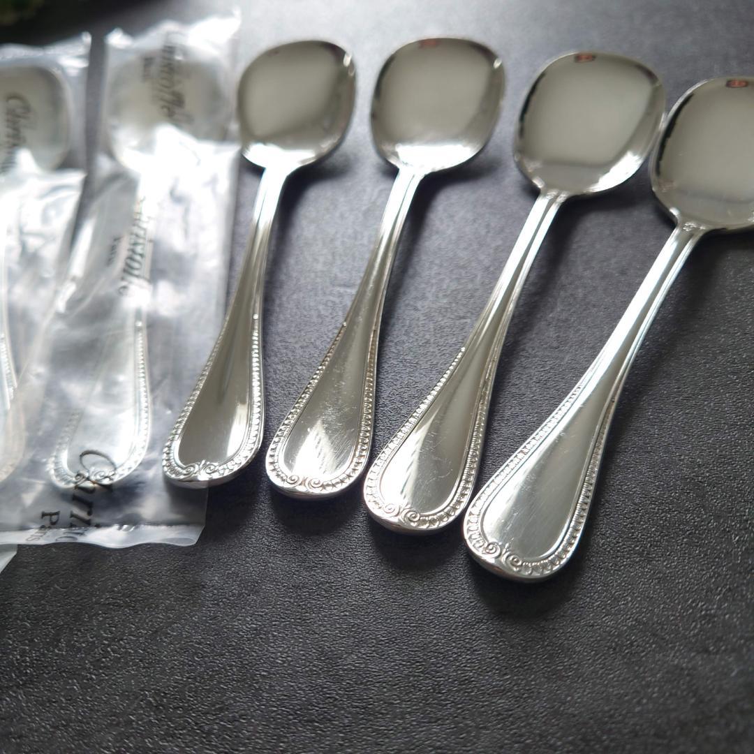 希少 美品 クリストフル マルメゾン アイスクリームスプーン 未開封含む 6点