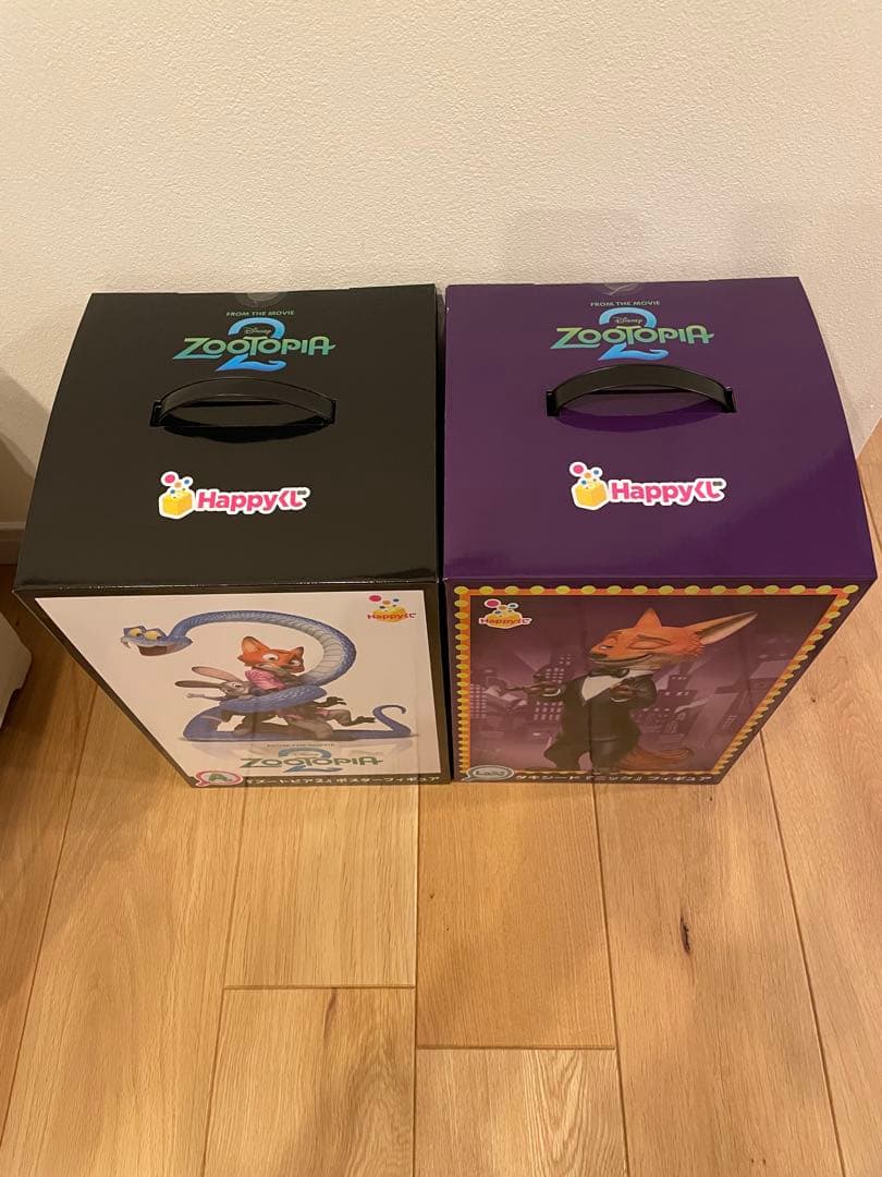 た*ら様 め*ん様 ズートピア2 happyくじ　フィギュアセット ラストワン