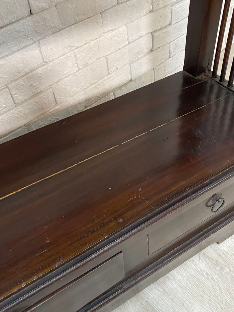 【rus】定価8万円　木製ラック　小道具　棚　アンティーク　古物