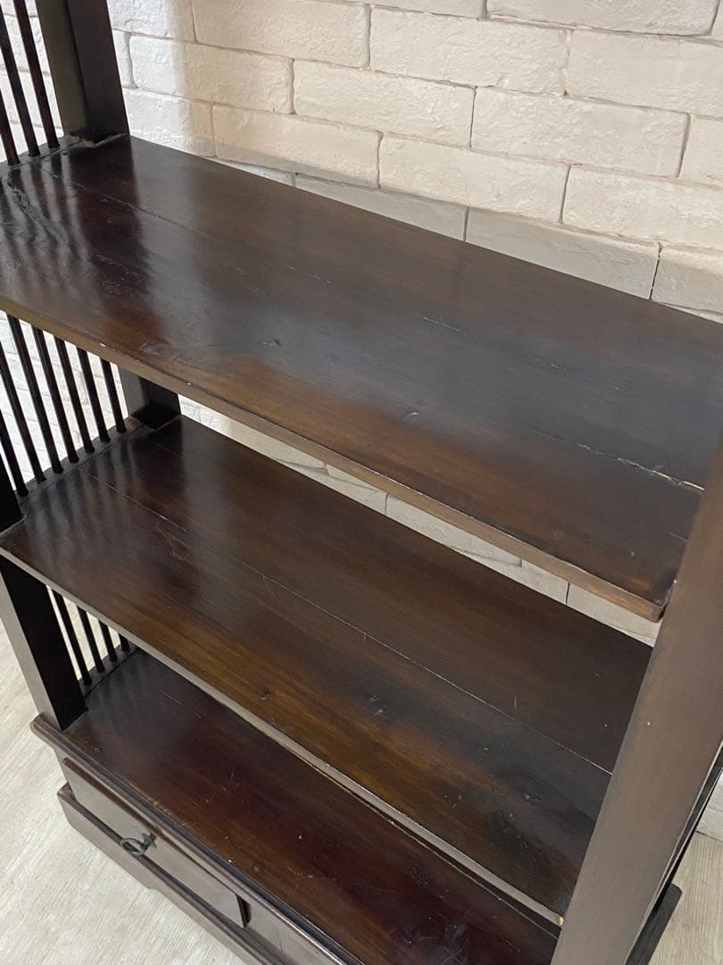 【rus】定価8万円　木製ラック　小道具　棚　アンティーク　古物