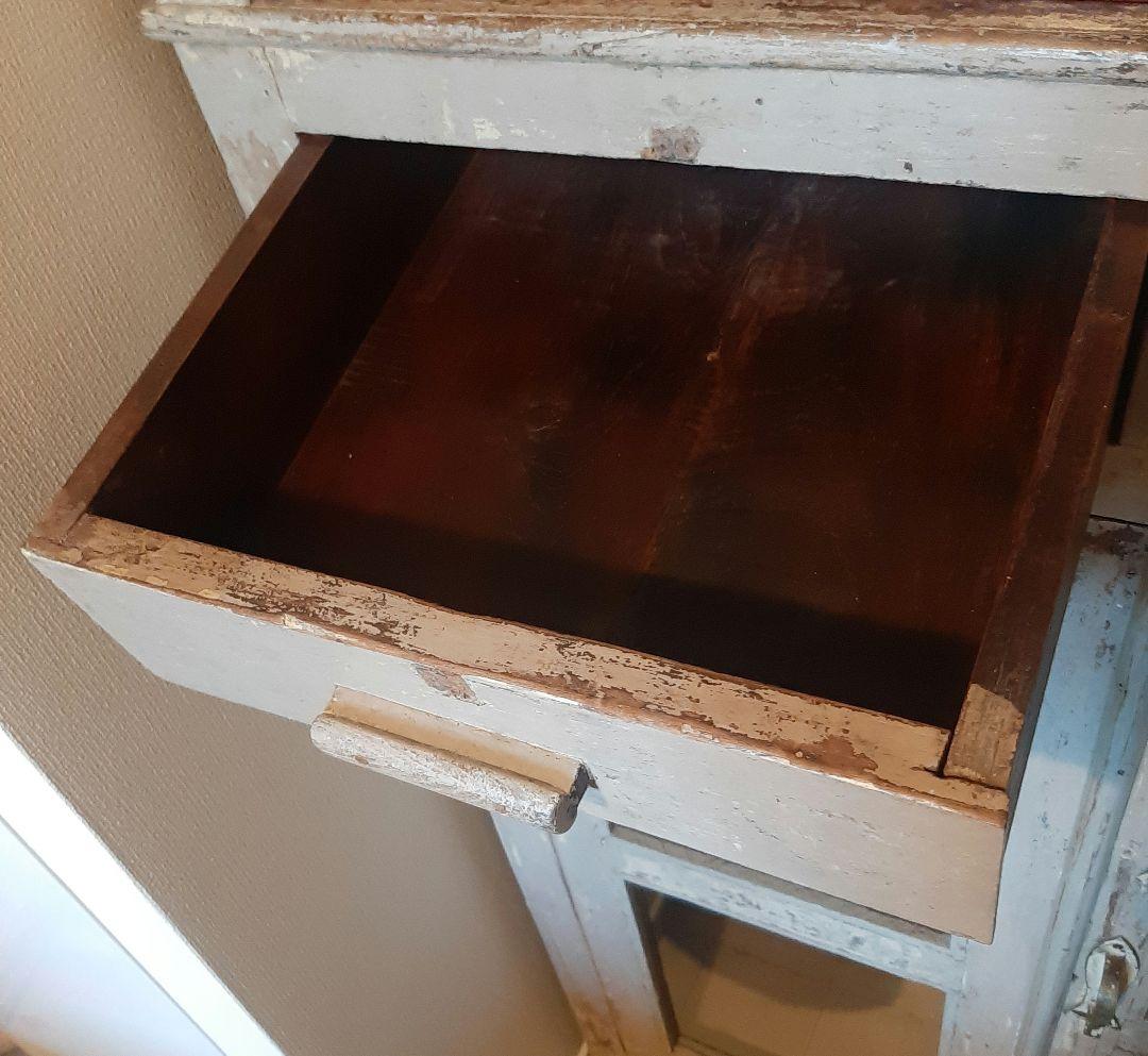 B-COMPANY　アンティークガラスキャビネット