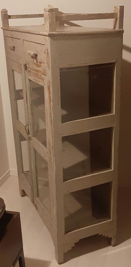 B-COMPANY　アンティークガラスキャビネット