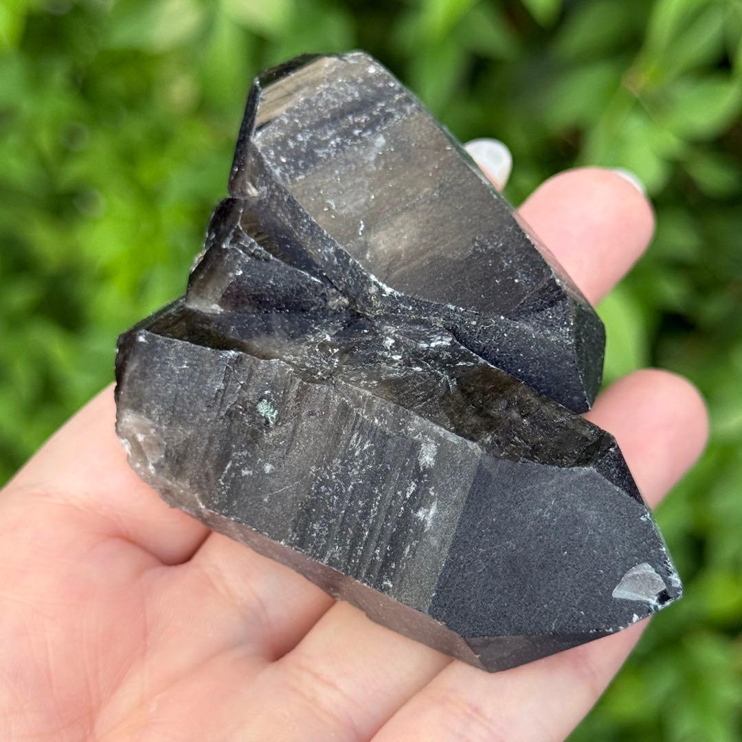 モリオン 黒水晶 天然無処理 原石 MY919