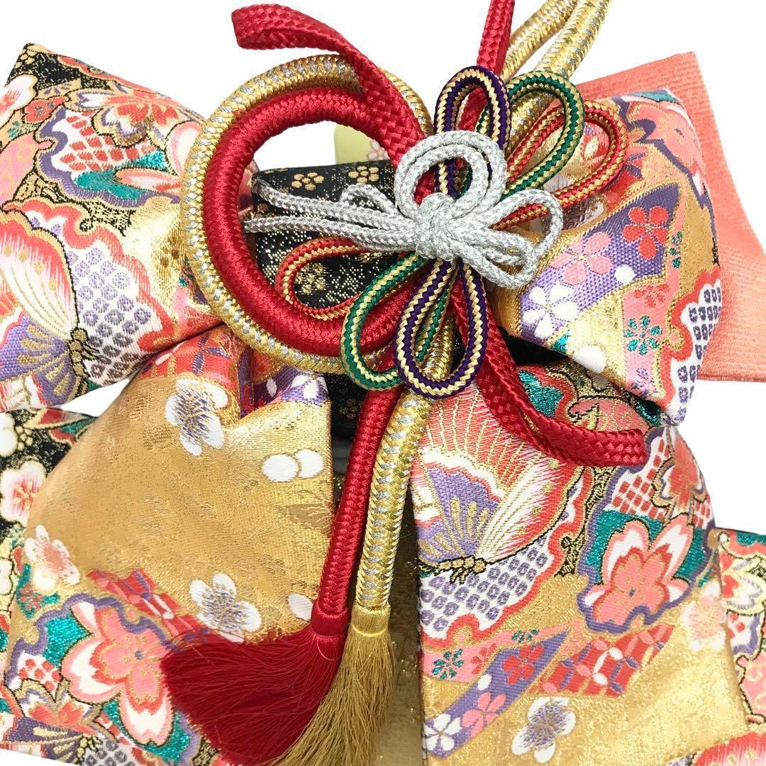 子供着物 子供帯 作り帯 筥迫 バッグ セット 七五三 3歳 CO-8011