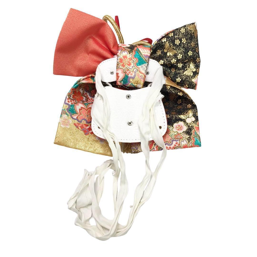 子供着物 子供帯 作り帯 筥迫 バッグ セット 七五三 3歳 CO-8011