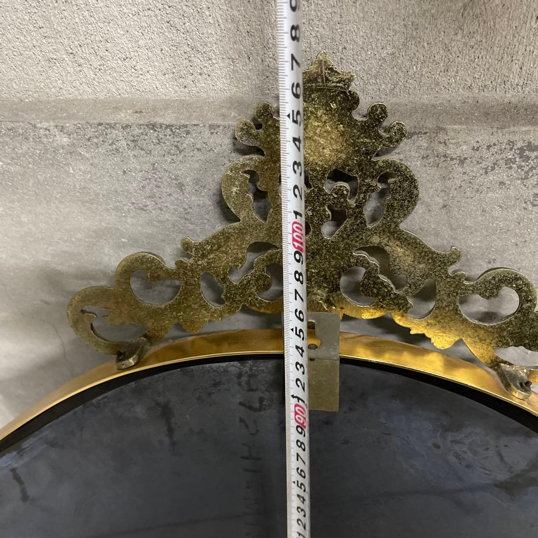 ハイミラー　壁掛け鏡　クラウン　ロココ