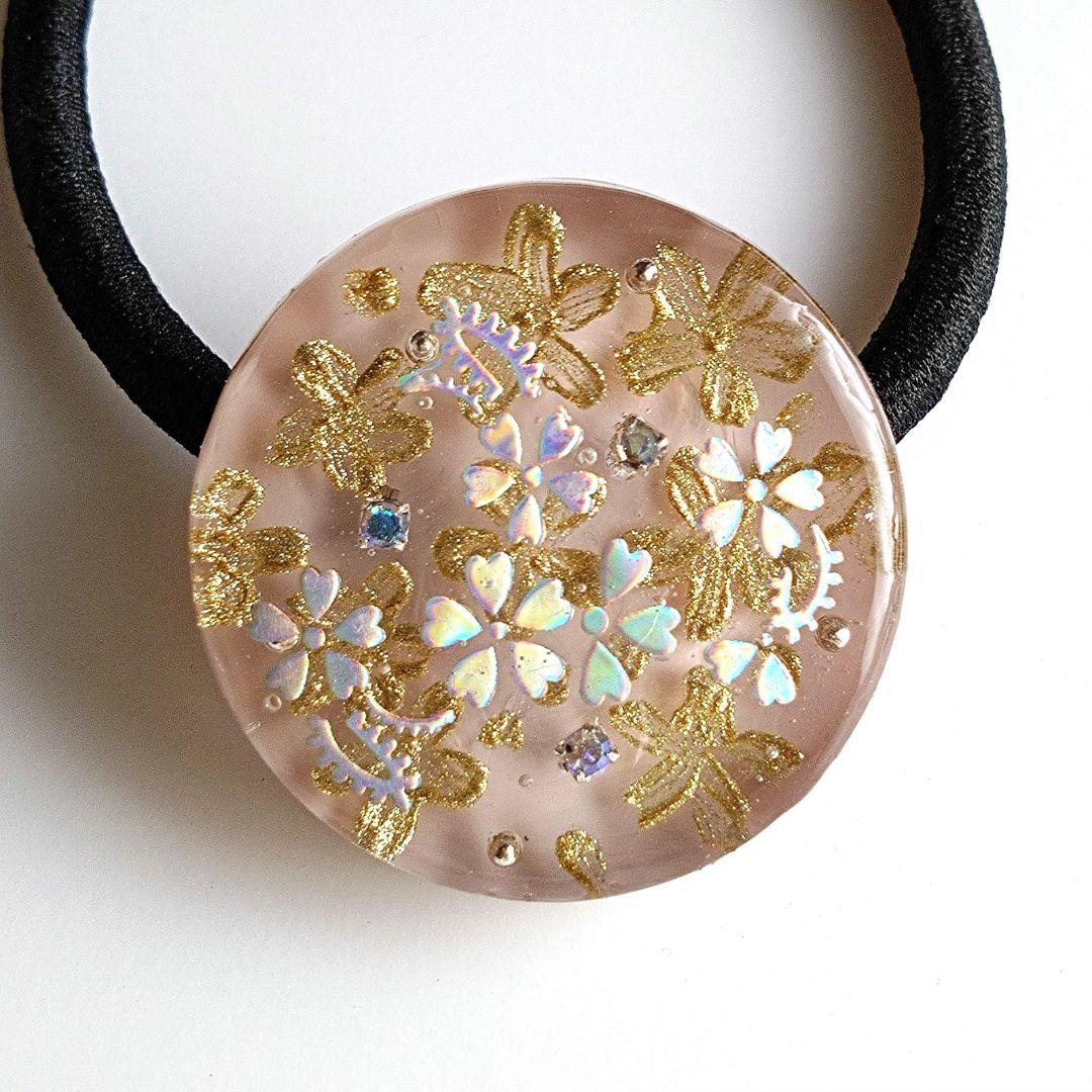 ヘアゴム レジン 桜 585 - メルカリ