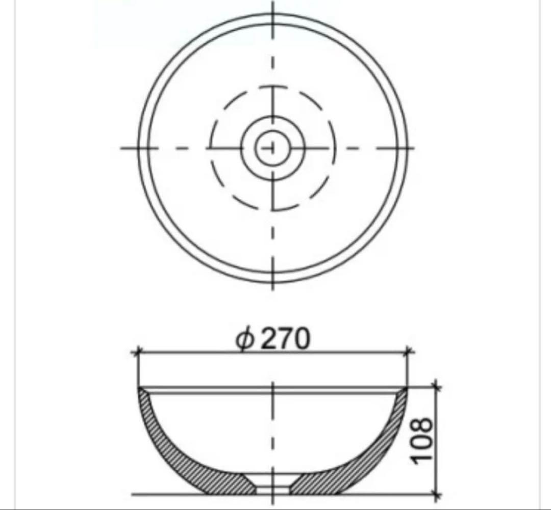 リラインス　LSM3-SU モノクローム・シリーズ 置き型手洗器 墨染