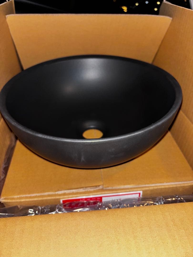 リラインス　LSM3-SU モノクローム・シリーズ 置き型手洗器 墨染