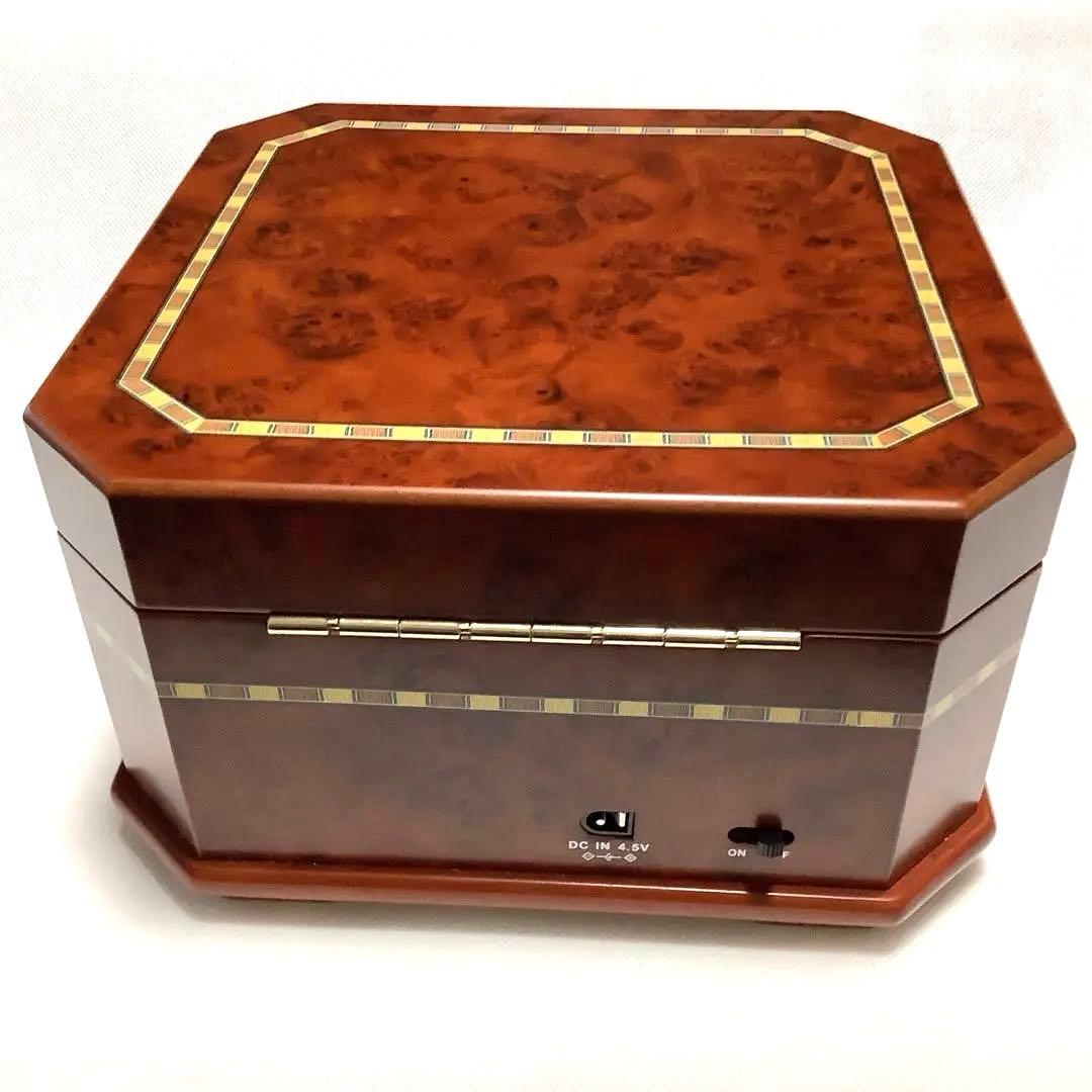 日本電産サンキョー　ディスクオルゴール　22弁　ディスク10枚．ＡＣアダプター付