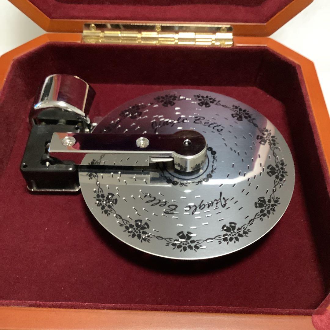 日本電産サンキョー　ディスクオルゴール　22弁　ディスク10枚．ＡＣアダプター付