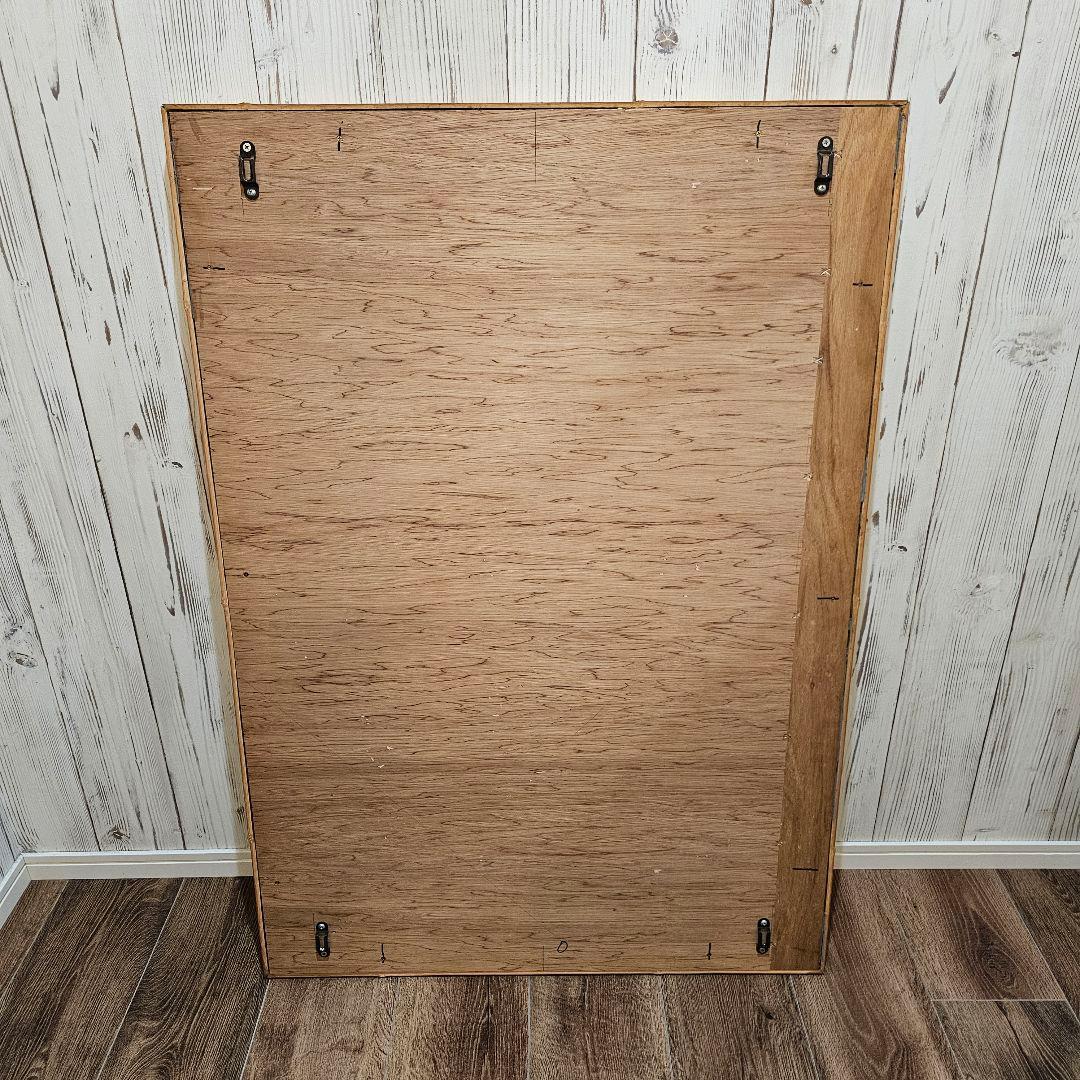 送料込み！ハワイアン風 バンブーミラー