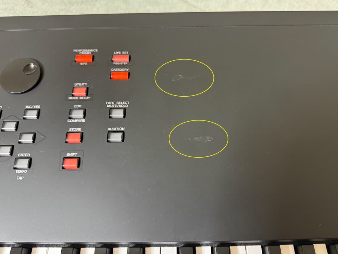 Yu さん専用になりました．YAMAHA MODX8+ ハーフペダルFC3A付き