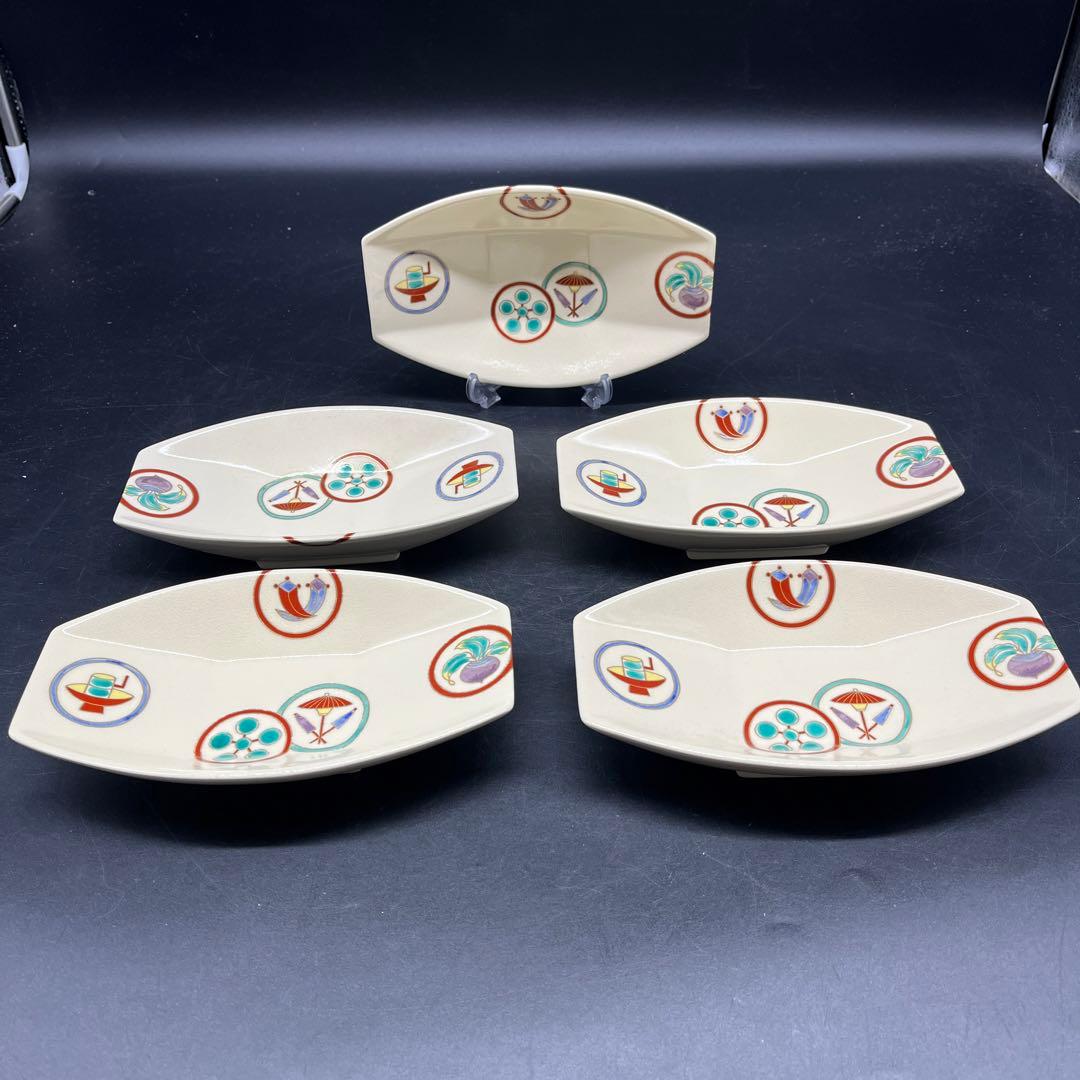 ⭐️新品 未使用品⭐️辻嘉一　特選和食器揃　用の美 舟形皿 セット