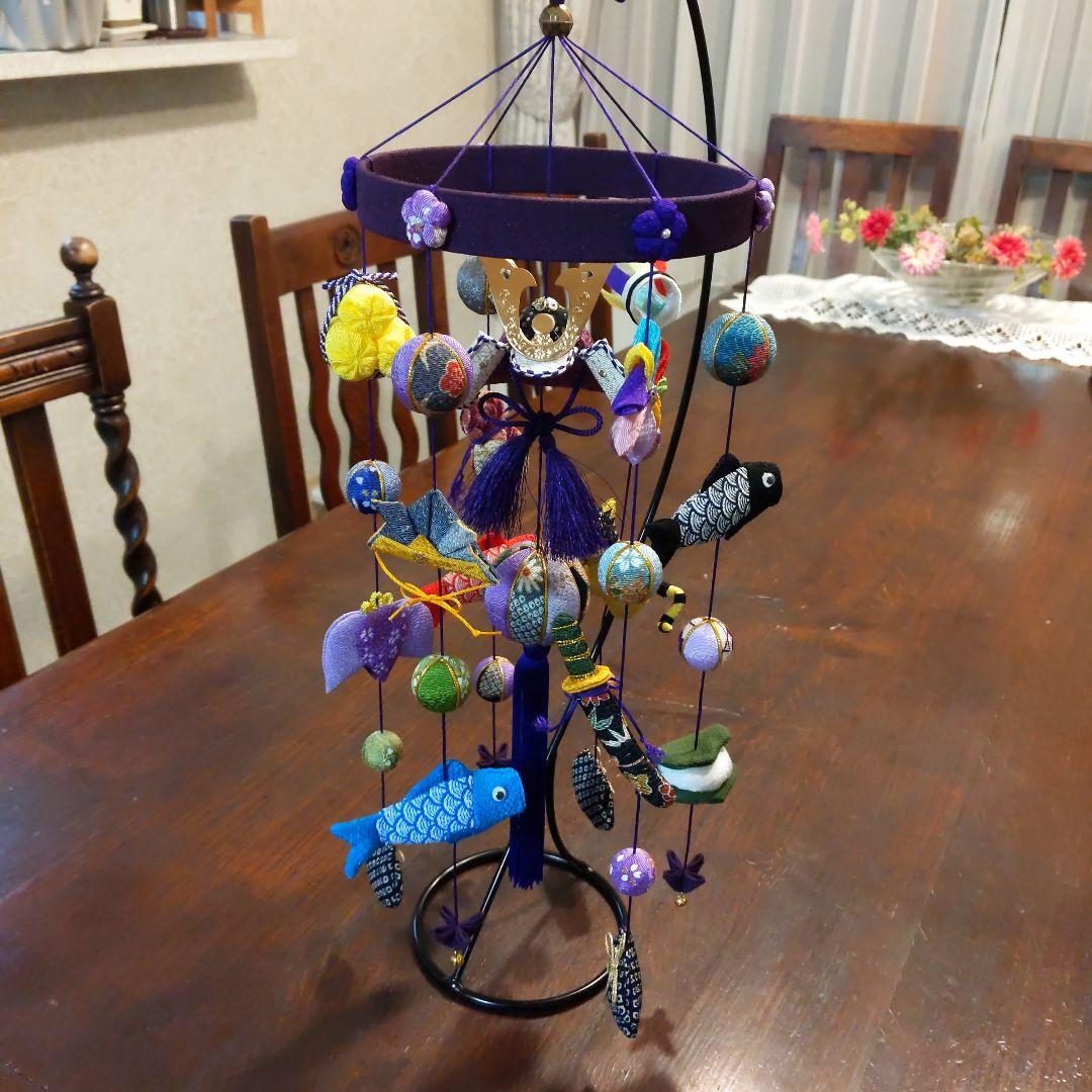 ちりめん細工　端午の節句下げ飾り　2点 ぼん