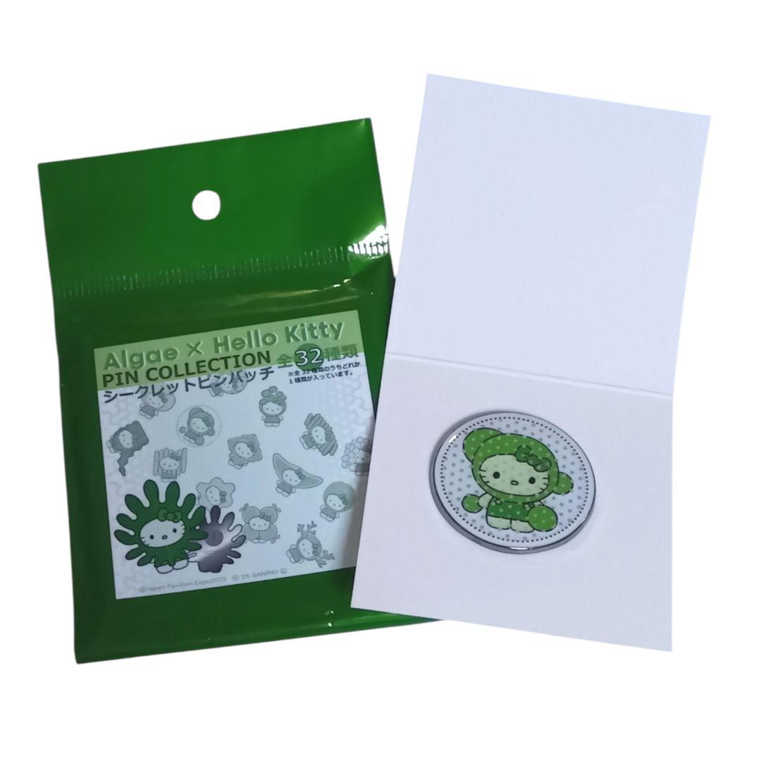 日本館 藻類 ハローキティ ピンバッジ ボルボックス 万博 藻キティ