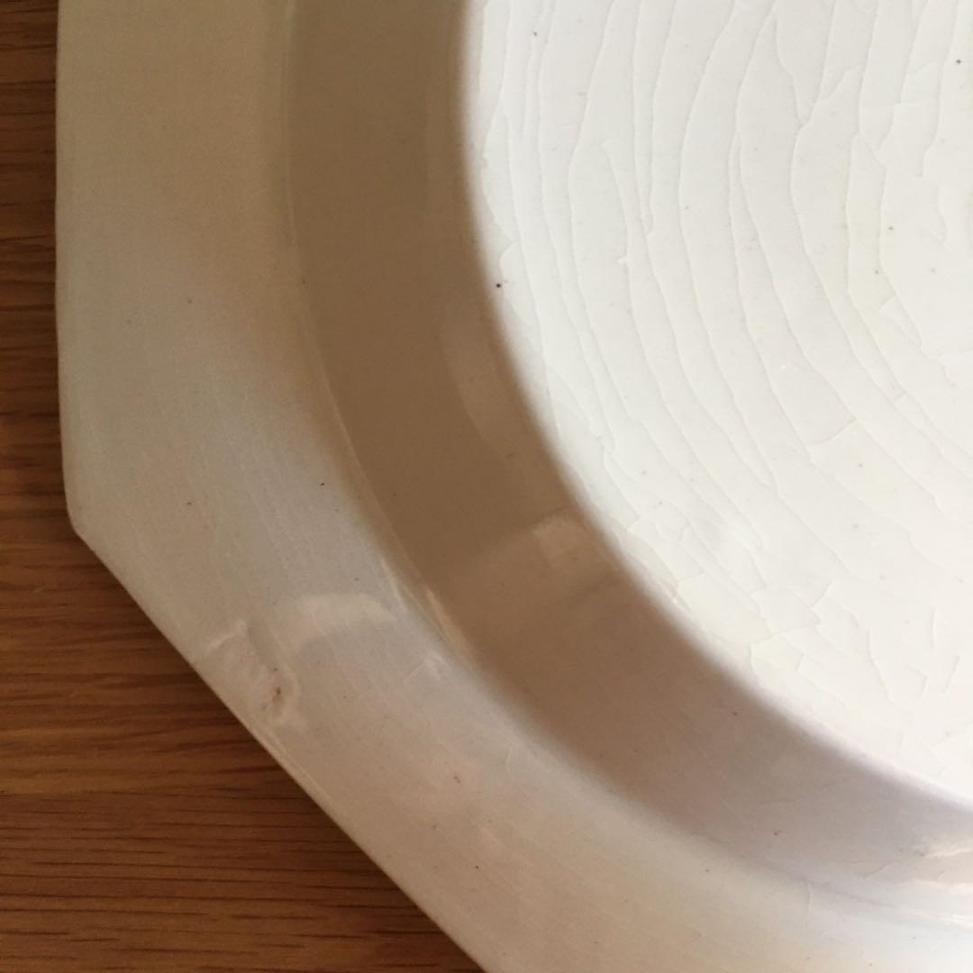 美品 クレイユモントロー　オクトゴナル　深皿 スーププレート アンティーク