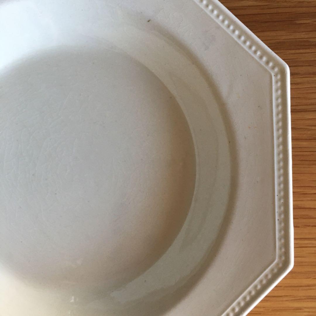 美品 クレイユモントロー　オクトゴナル　深皿 スーププレート アンティーク