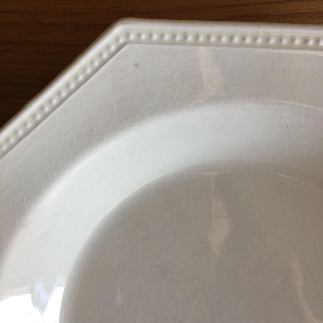 美品 クレイユモントロー　オクトゴナル　深皿 スーププレート アンティーク