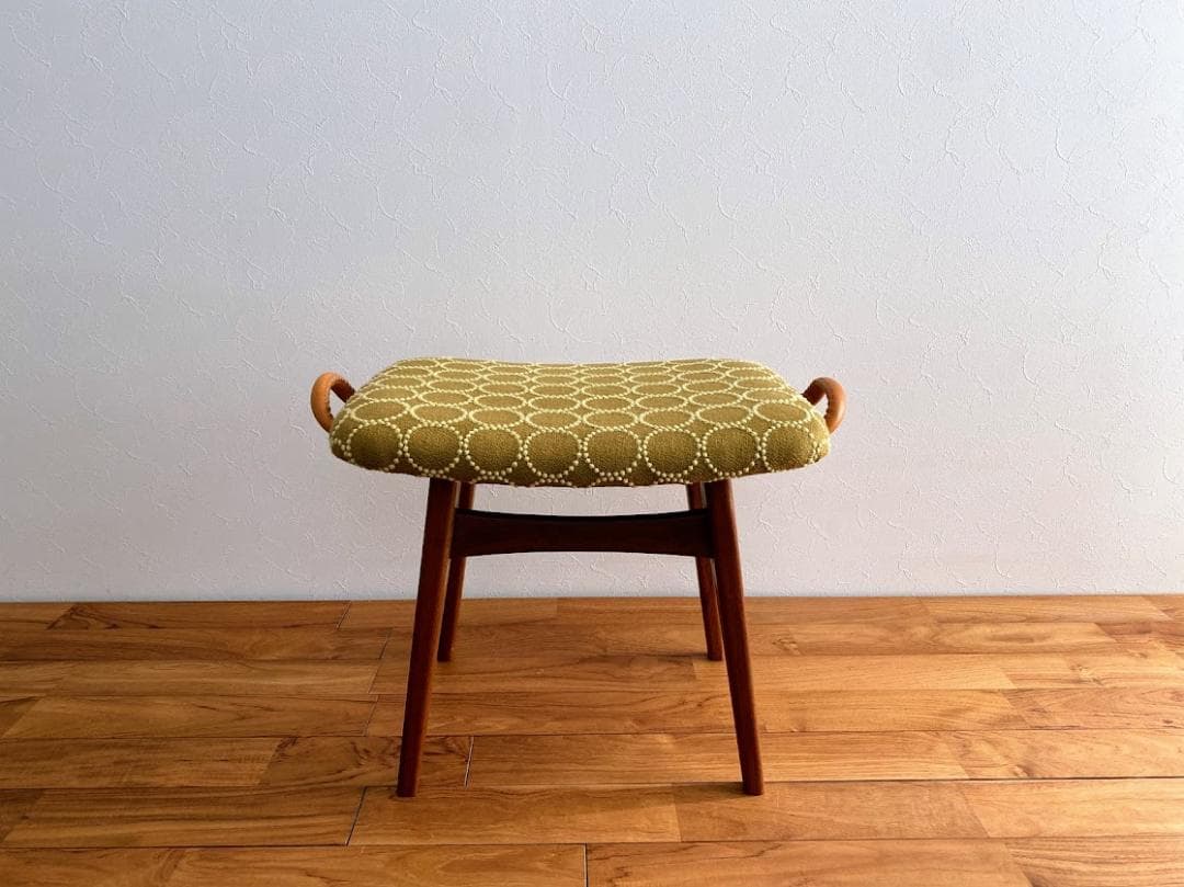 L‘ecume 　ヴィンテージ チーク スツール 仕上済