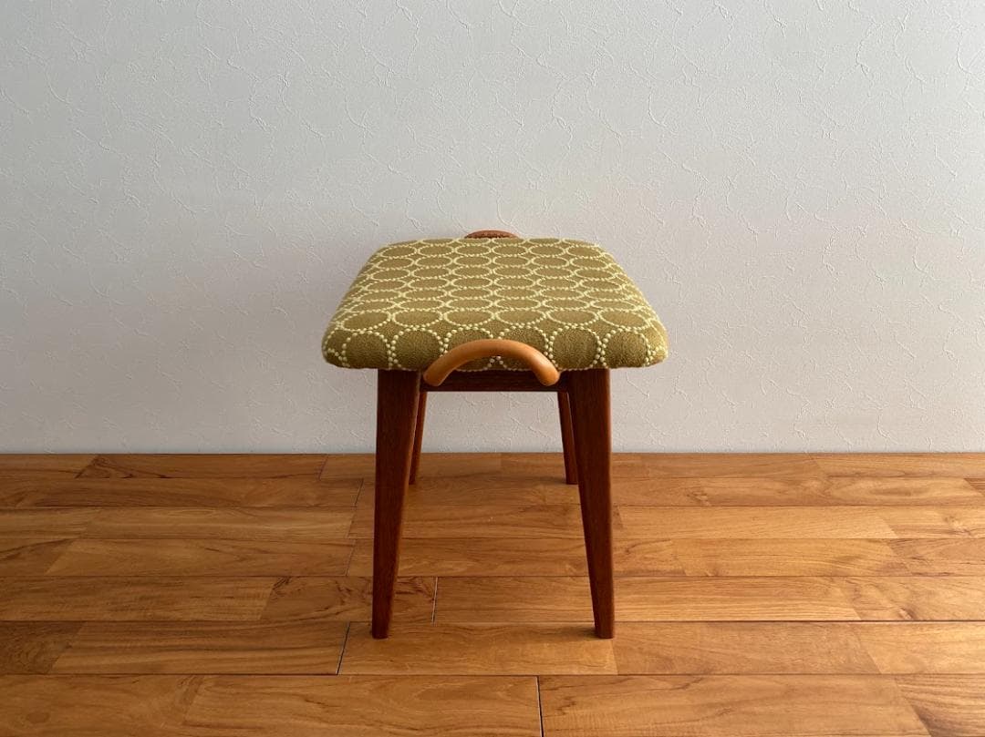 L‘ecume 　ヴィンテージ チーク スツール 仕上済