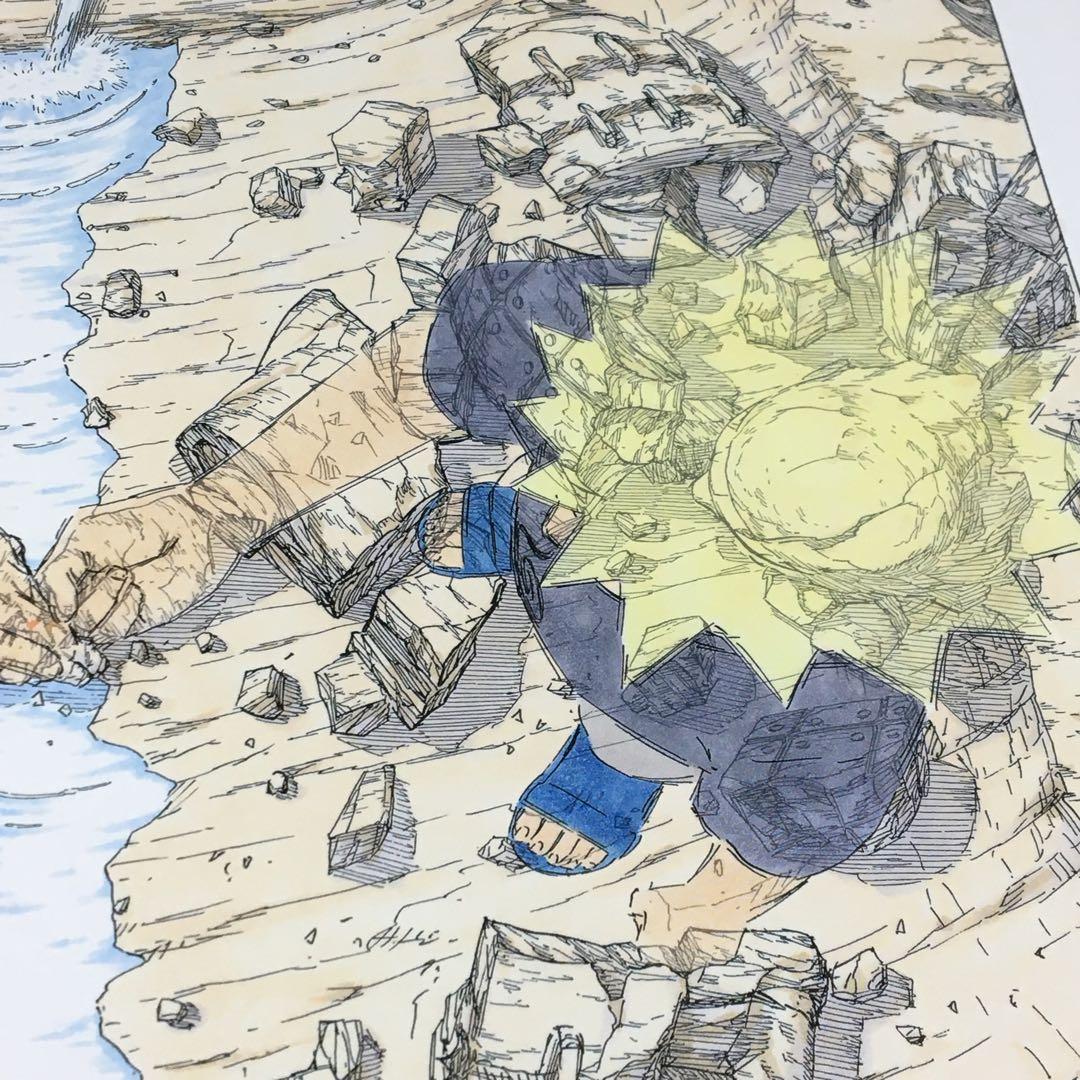 naruto B4 複製原画⑧ 終末の谷 ナルトとサスケ - メルカリ