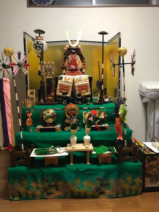 五月人形　兜　3段