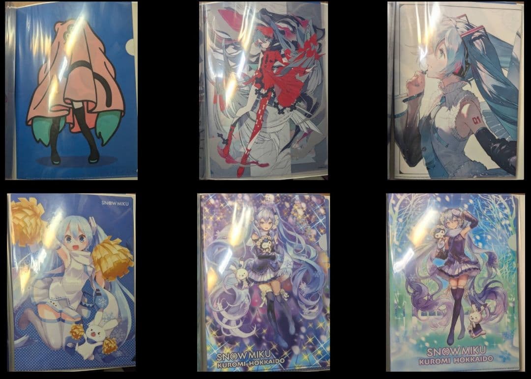 初音ミク クリアファイル 30枚 クリアファイルホルダー