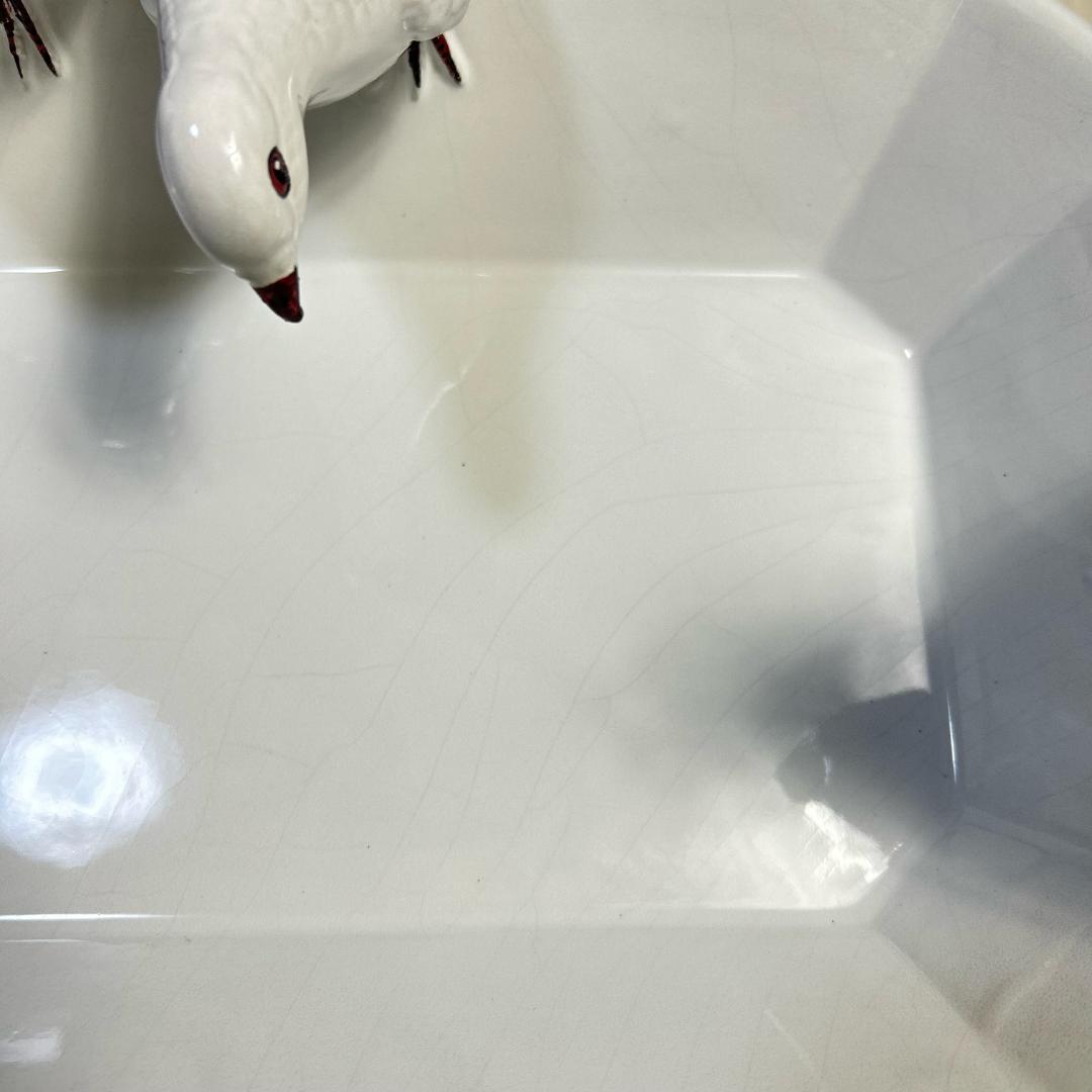 COSTA　コスタ　イタリア　オブジェ　花器　鳩　ハト　アンティーク　昭和レトロ