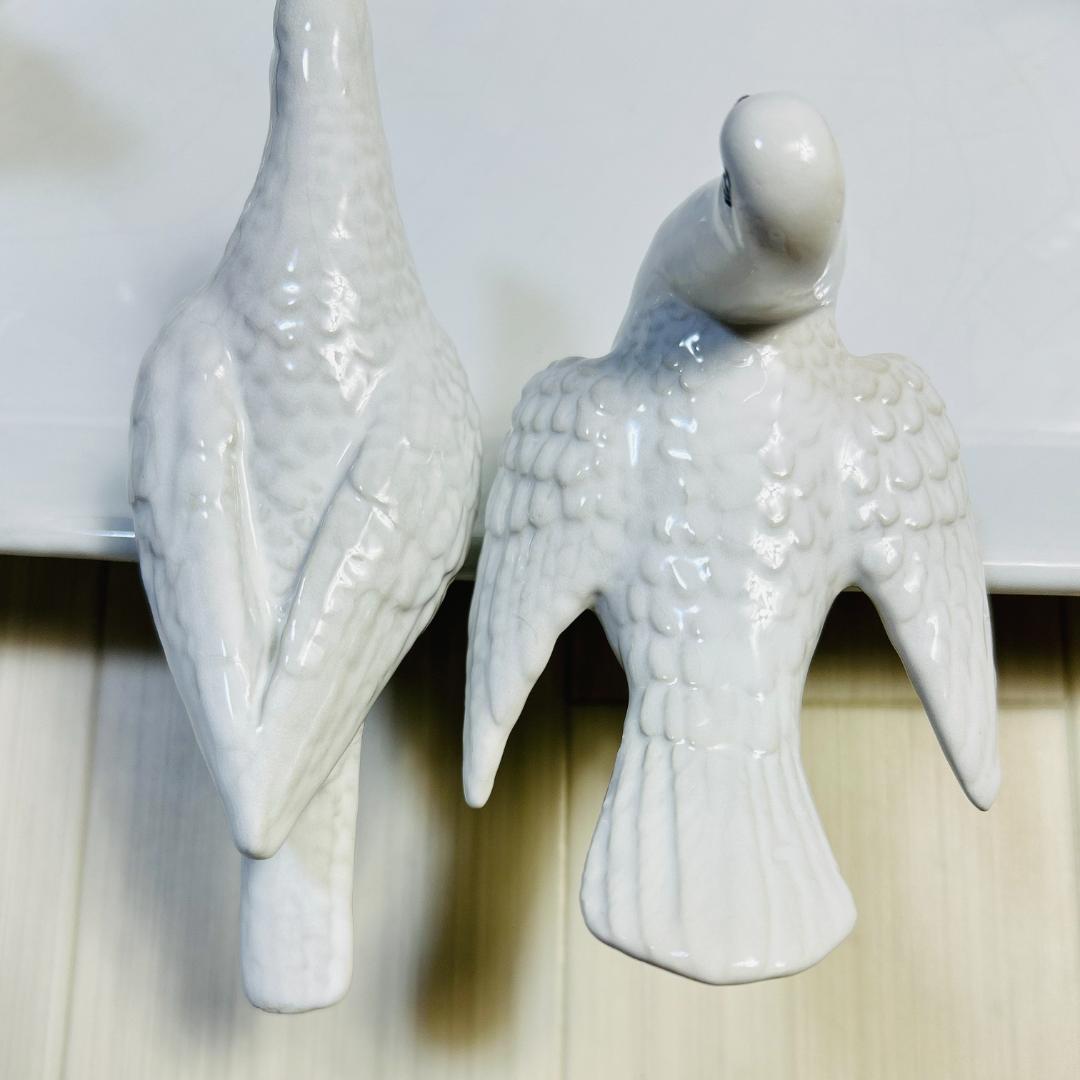 COSTA　コスタ　イタリア　オブジェ　花器　鳩　ハト　アンティーク　昭和レトロ