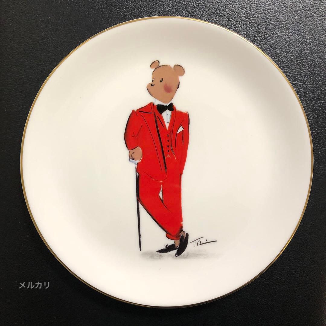 新品　英国　ハルシオンデイズ　ハル・ザ・ベア　プレート　4枚セット　クリスマス