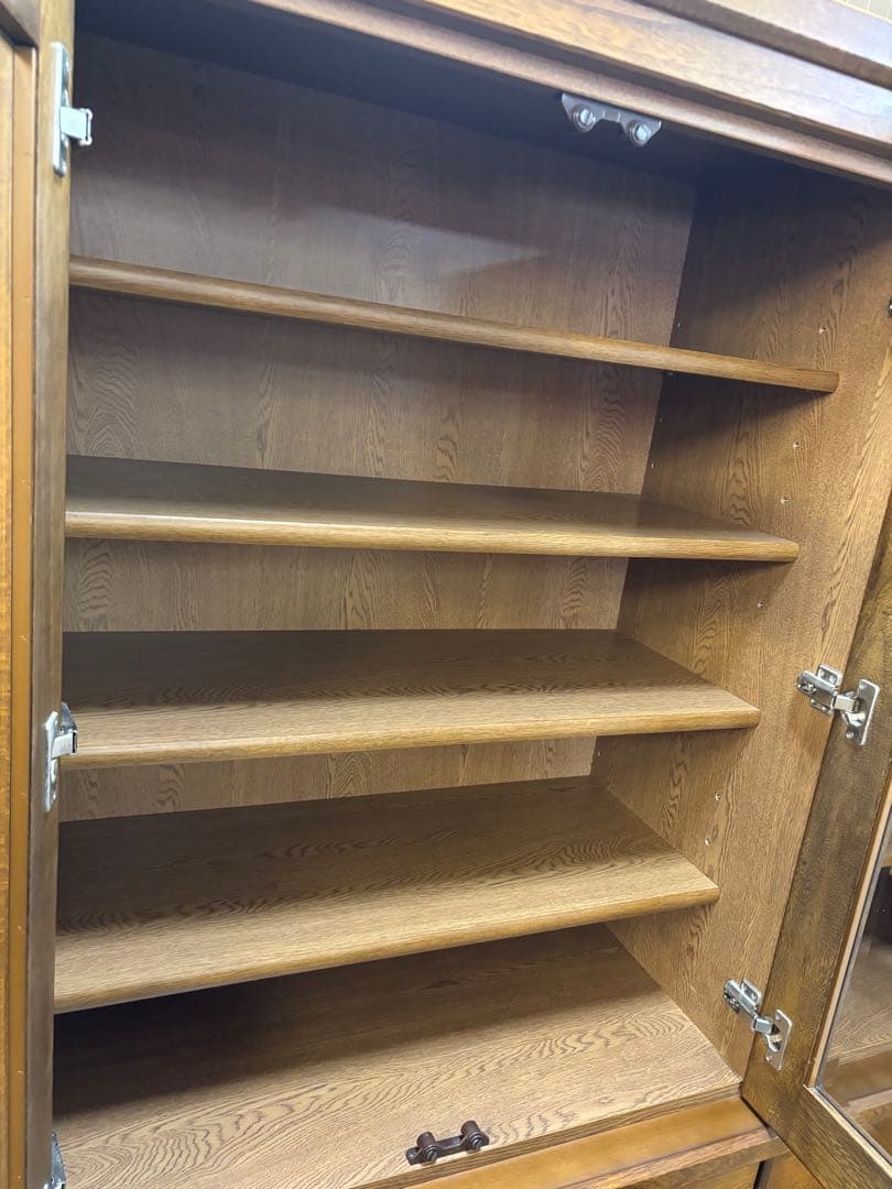 【リペア済み】昭和レトロ　２つ重ね　ダイニングボード　フリーボード　書棚