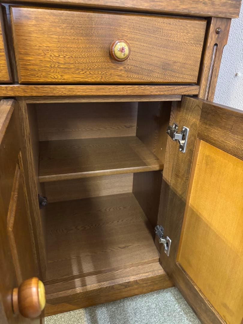 【リペア済み】昭和レトロ　２つ重ね　ダイニングボード　フリーボード　書棚